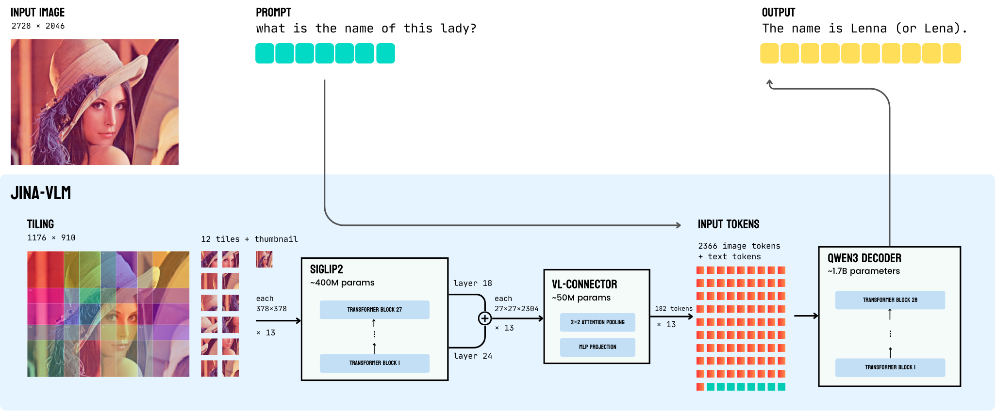 jina-vlm architecture