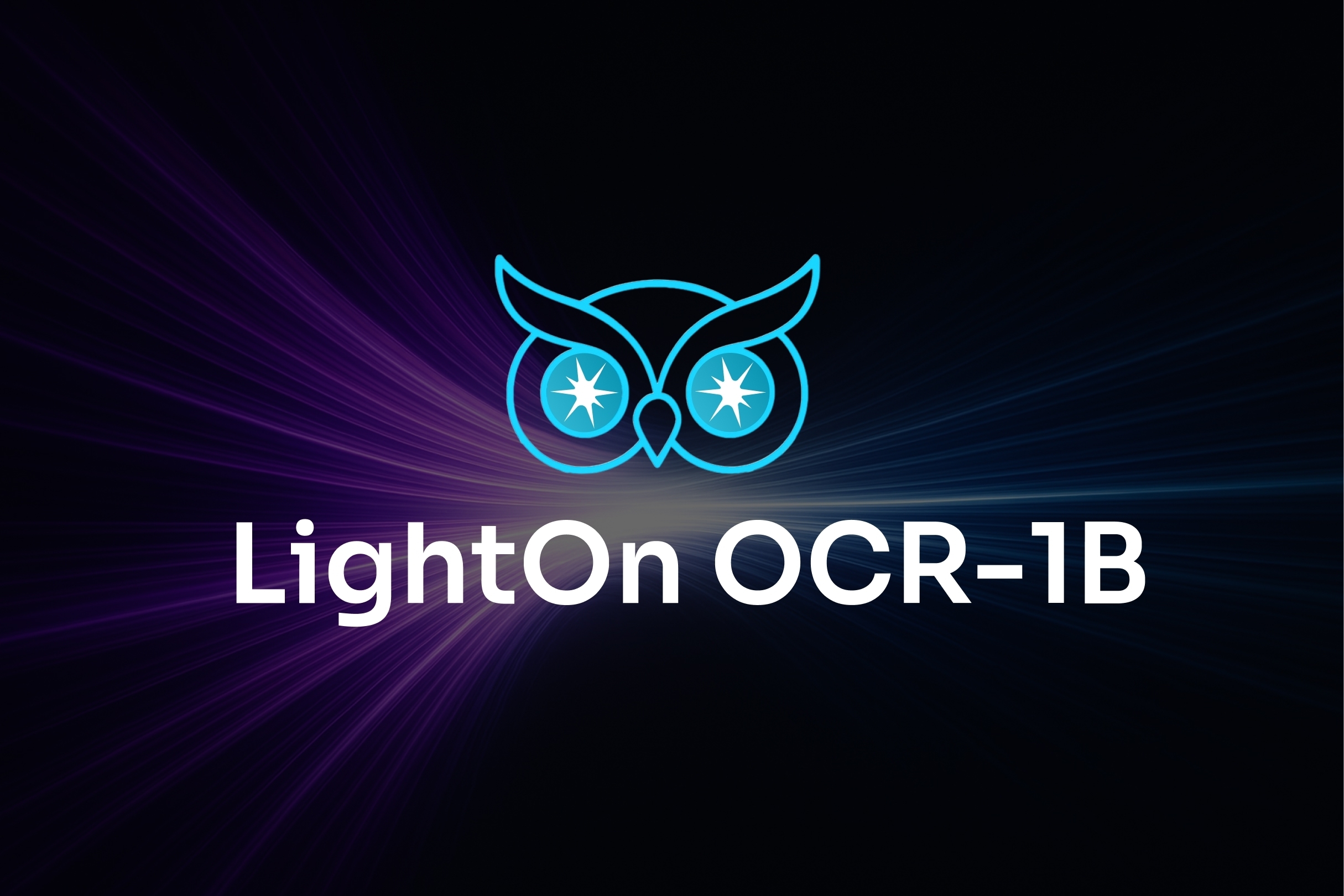 LightOn OCR-1B Banner
